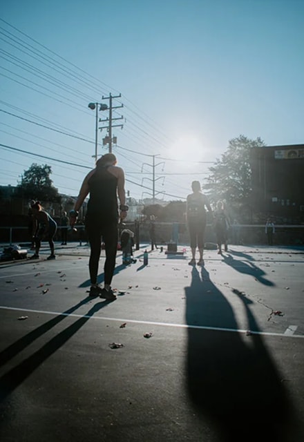 Exercise with Erica class in action