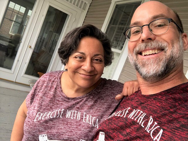 Jeff and Sushma — Exercise with Erica community members