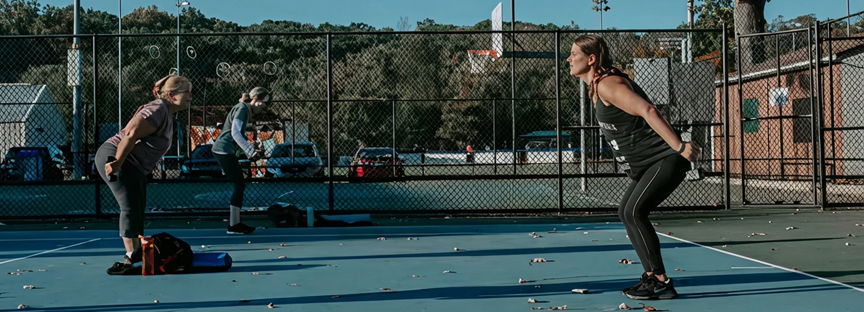 Erica training a client — Exercise with Erica, Alexandria VA