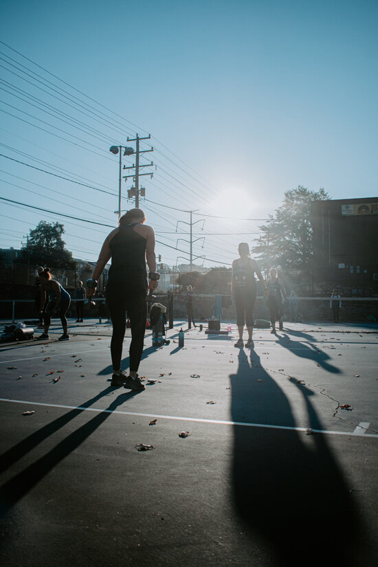 Exercise with Erica class in action